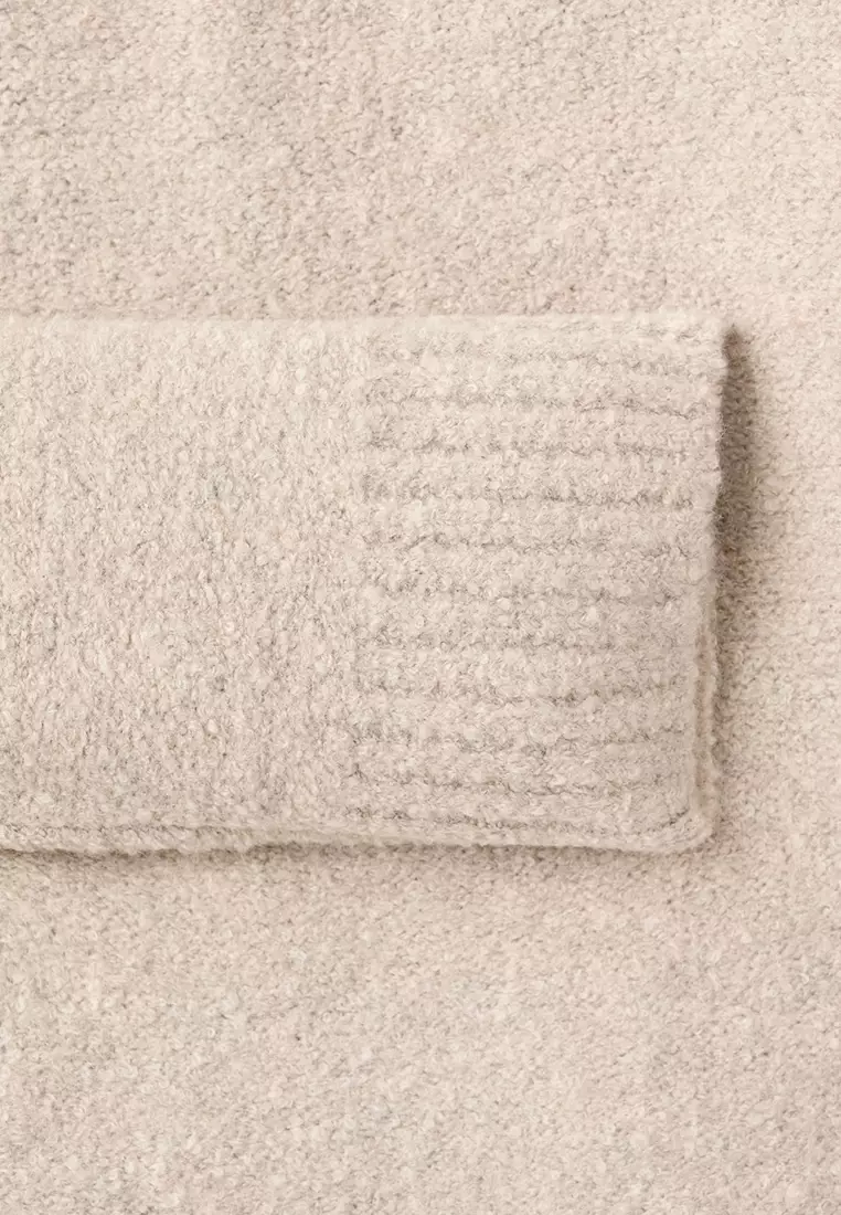 Mini Boucle Knit Polo Shirt