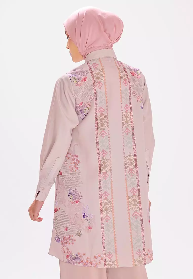 Ria Miranda Beige Pink Ilana Tunic