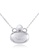 Majade Jewelry white and silver MAJADE - Bottle Amphora Vessel Opal 925 Silver Necklace E11BCAC548A692GS_5