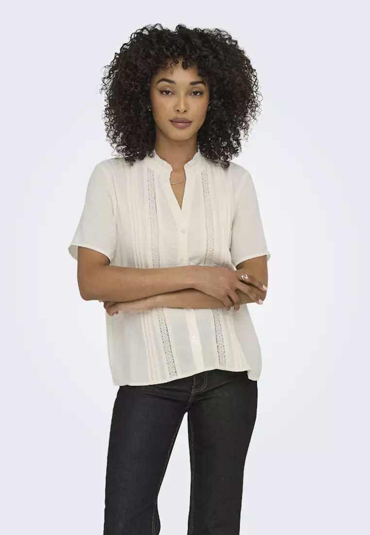 Ellis Life Short Sleeve Lace Shirt