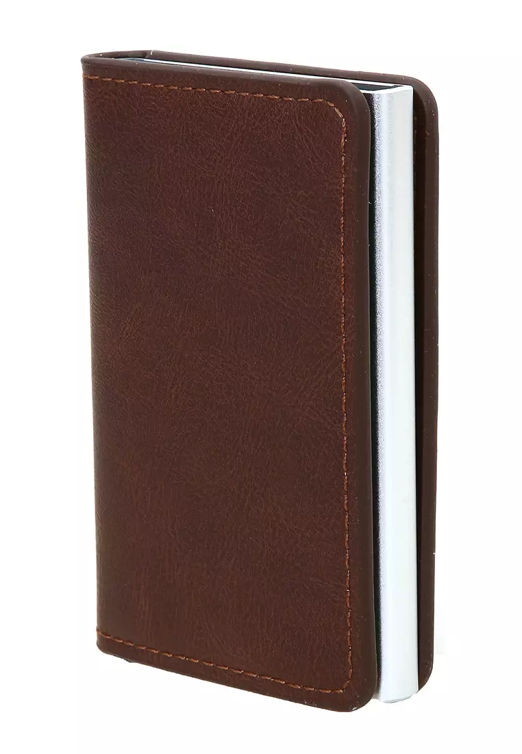 Dompet Kartu Pria Model Panjang Casual Men's Card Wallet RFID Protection Material Kulit ORIGINAL