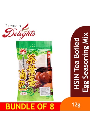 Prestigio Delights HSIN Tea Boiled Egg Seasoning Mix 12g Bundle of 8 1FE85ES451DC38GS_1