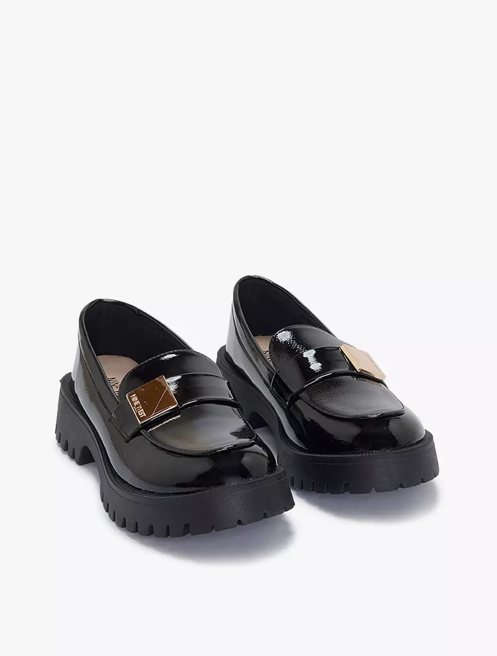 Payless Nine West Womens Rhyn Platform Loafers - Black_15