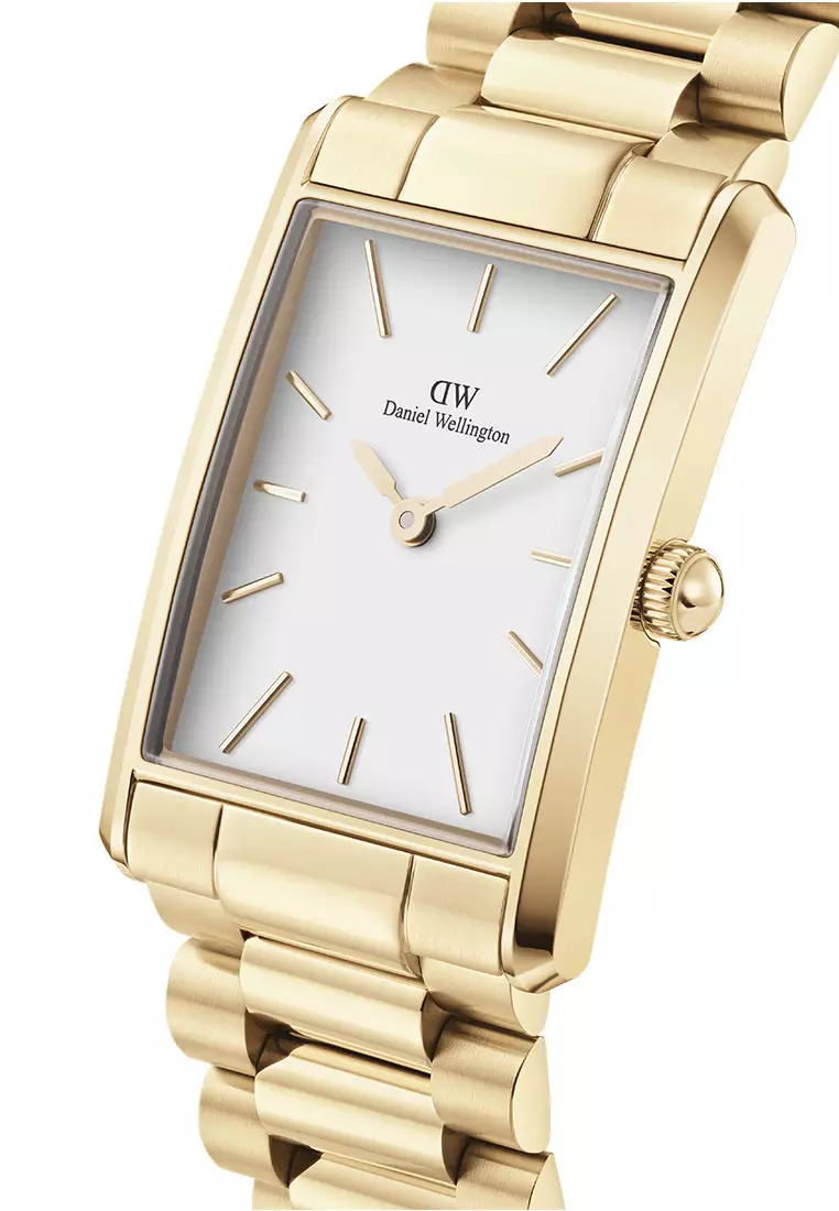 Bound 35x24mm 3-link Gold - WhiteDial - Fashion Watch for men - Stainless Steel Strap WatchDial - Fashion Watch - DW Official - Authentic Jam Tangan lelaki