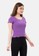 MKY CLOTHING purple Button Basic Blouse in Purple 1BDE9AA3D534F3GS_2