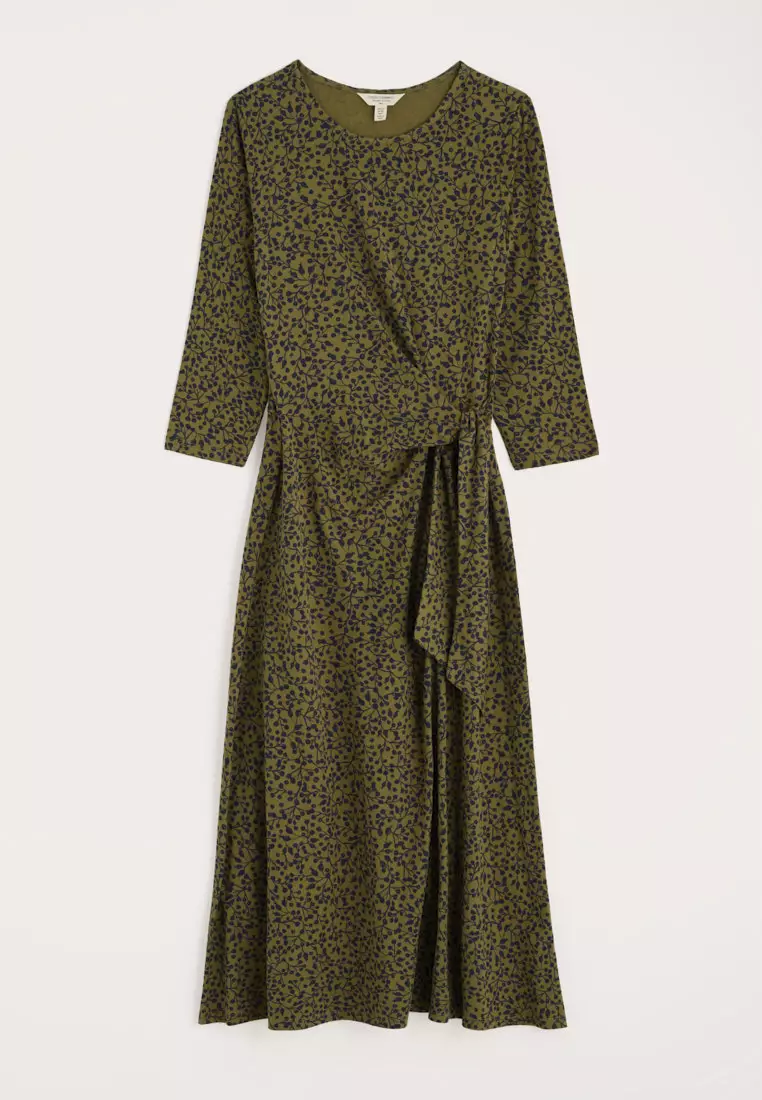 Seasalt Cornwall Green 3/4 Fettling Dress