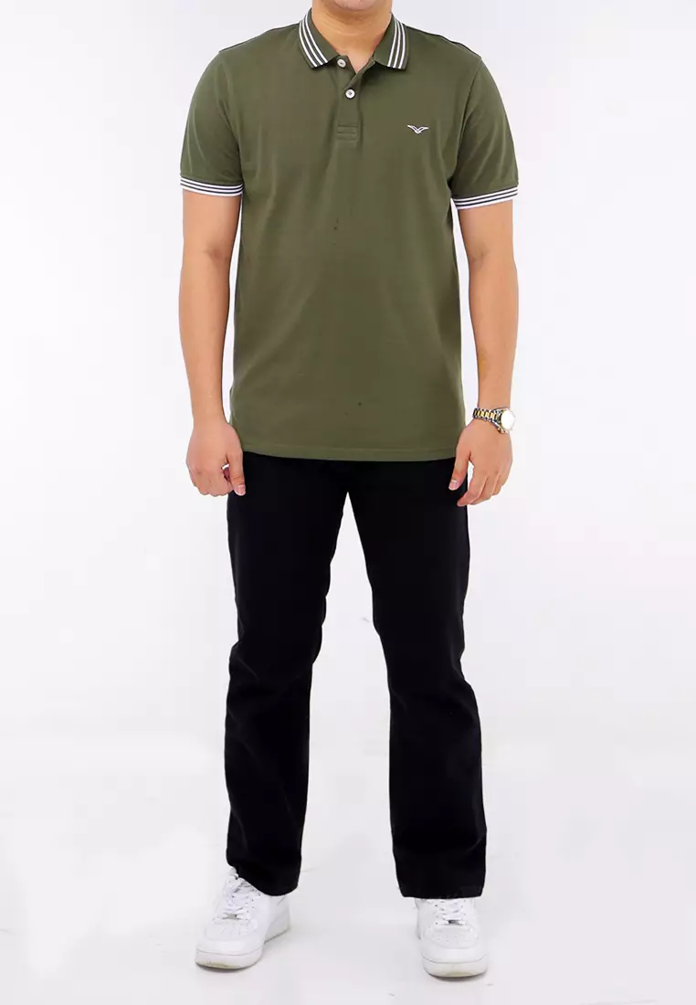 Cvc Collared Shirt Pique