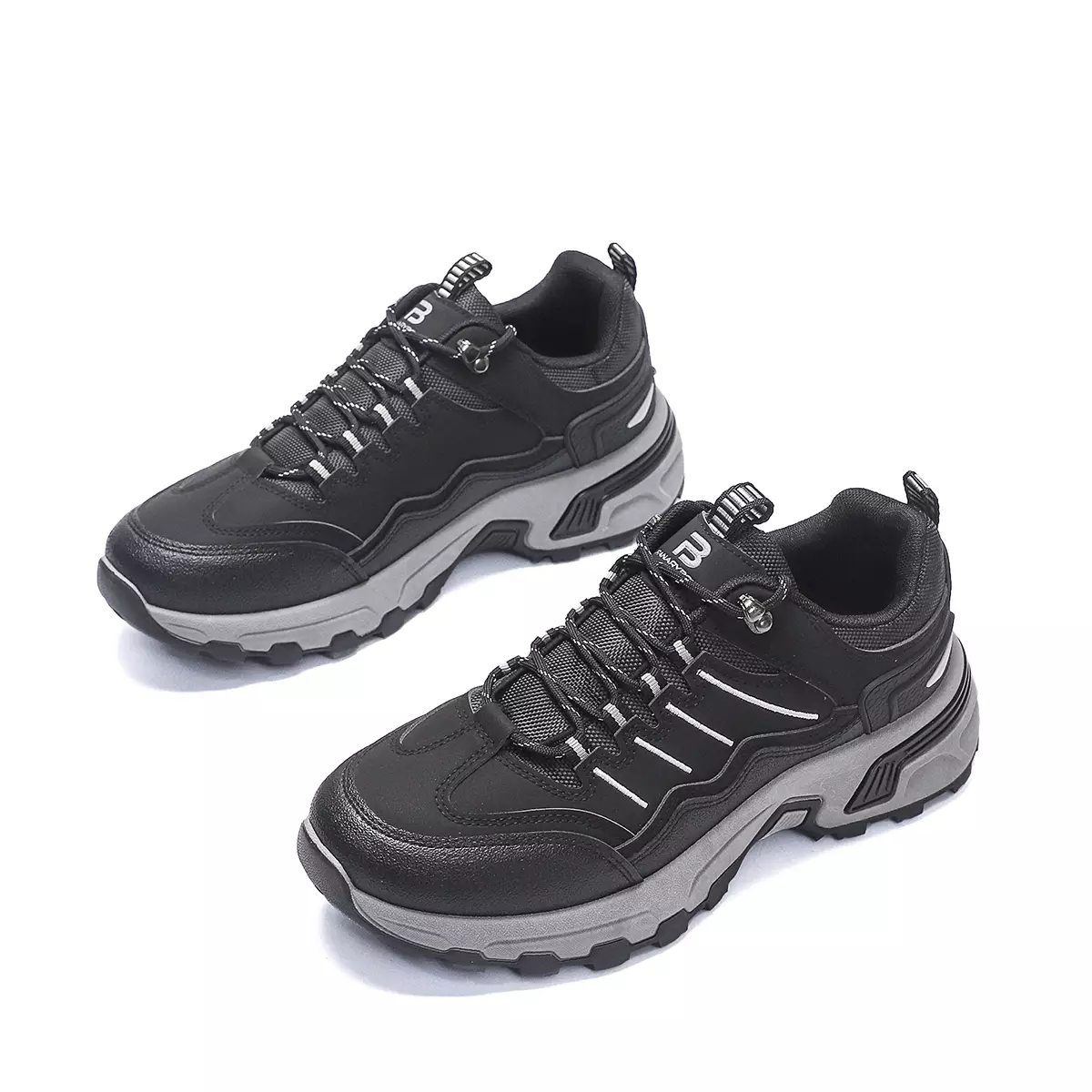 Sepatu Pria Hiking Outdoor Ootd Sneakers Cowok Bertali QNT916