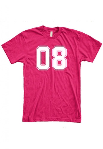 MRL Prints pink Number Shirt 08 T-Shirt Customized Jersey 3FCDEAA21F615CGS_1
