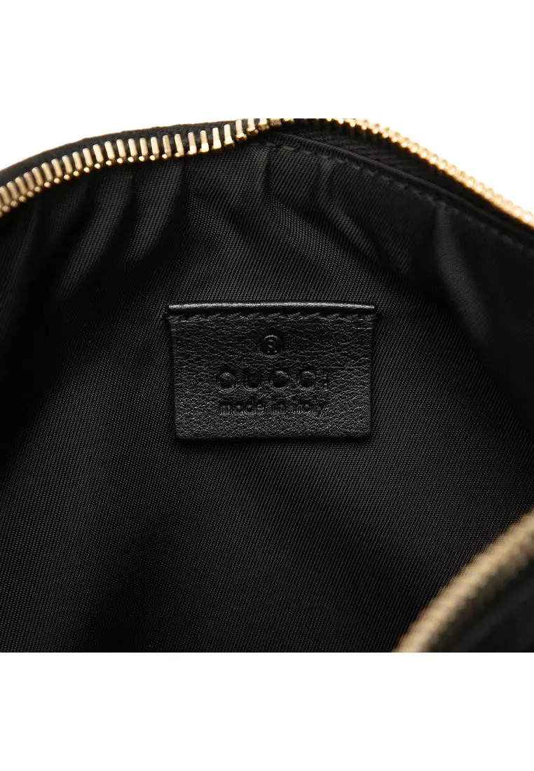 Pre-Loved Gucci Gg Canvas Web Handbag