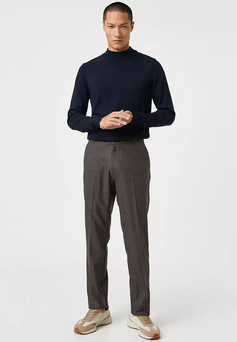 Buy KOTON Basic Pleated Trousersed Online ZALORA Malaysia