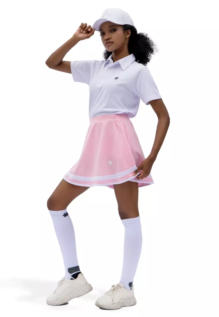 Tiento Aurora Rok Pendek Olahraga Wanita Lari Tenis Golf Running Adjustable Sport Skirt Dry Fit