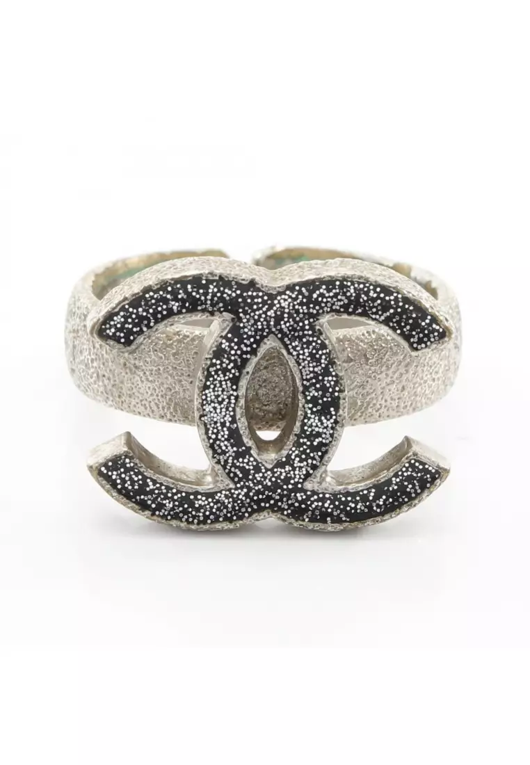 Buy Chanel Pre-Loved Chanel coco mark ring ring Silver B10A 2026