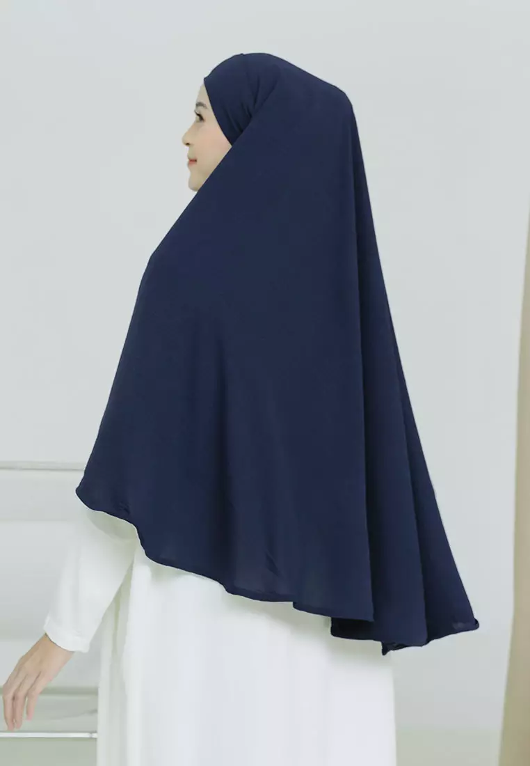 Halima French Khimar Navy
