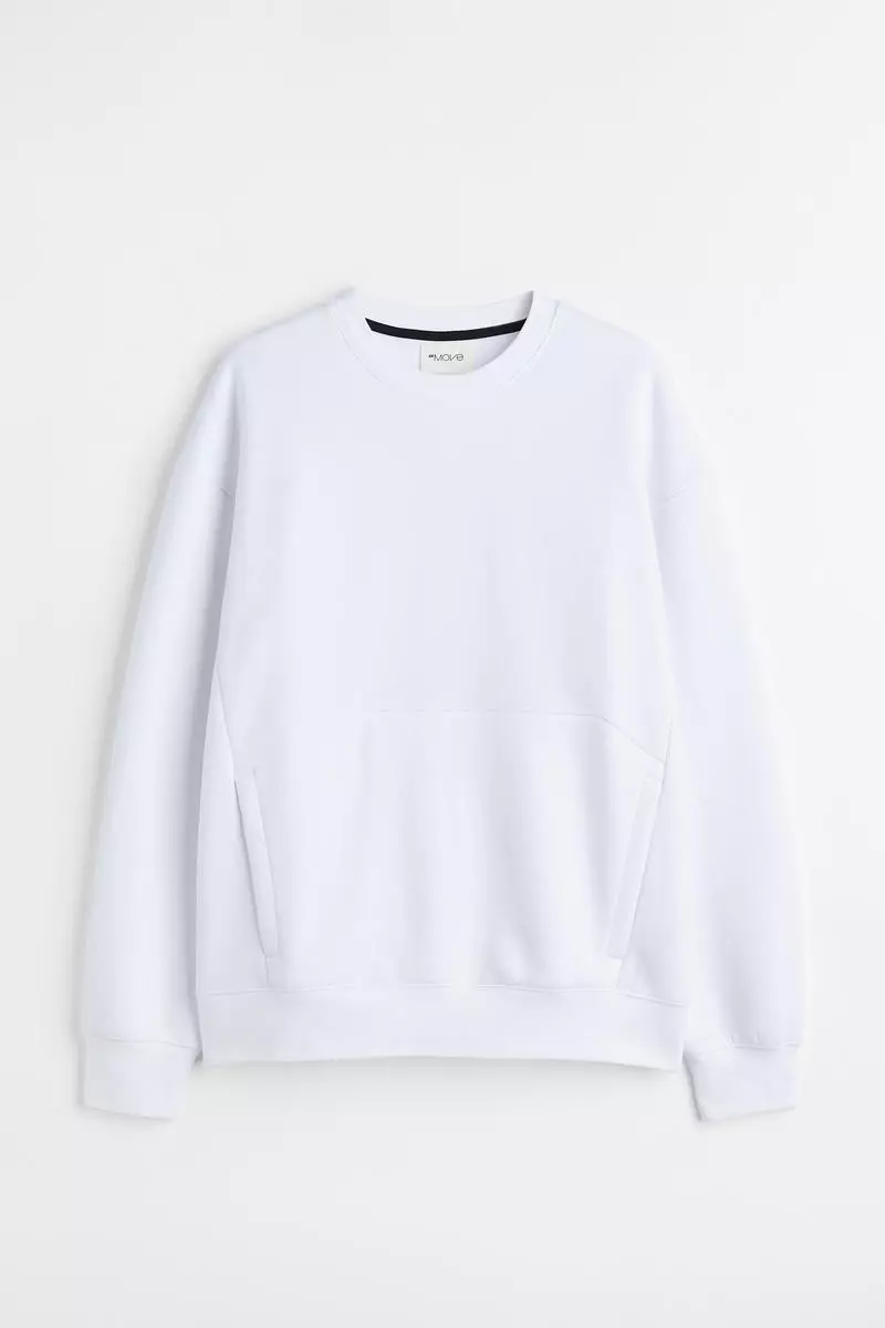 White deals sweatshirt h&m