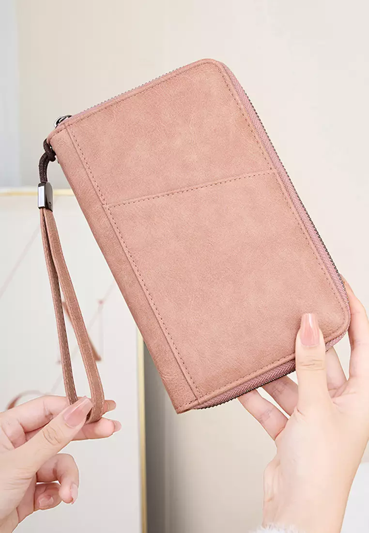 RFID防盜刷多功能長銀包護照夾