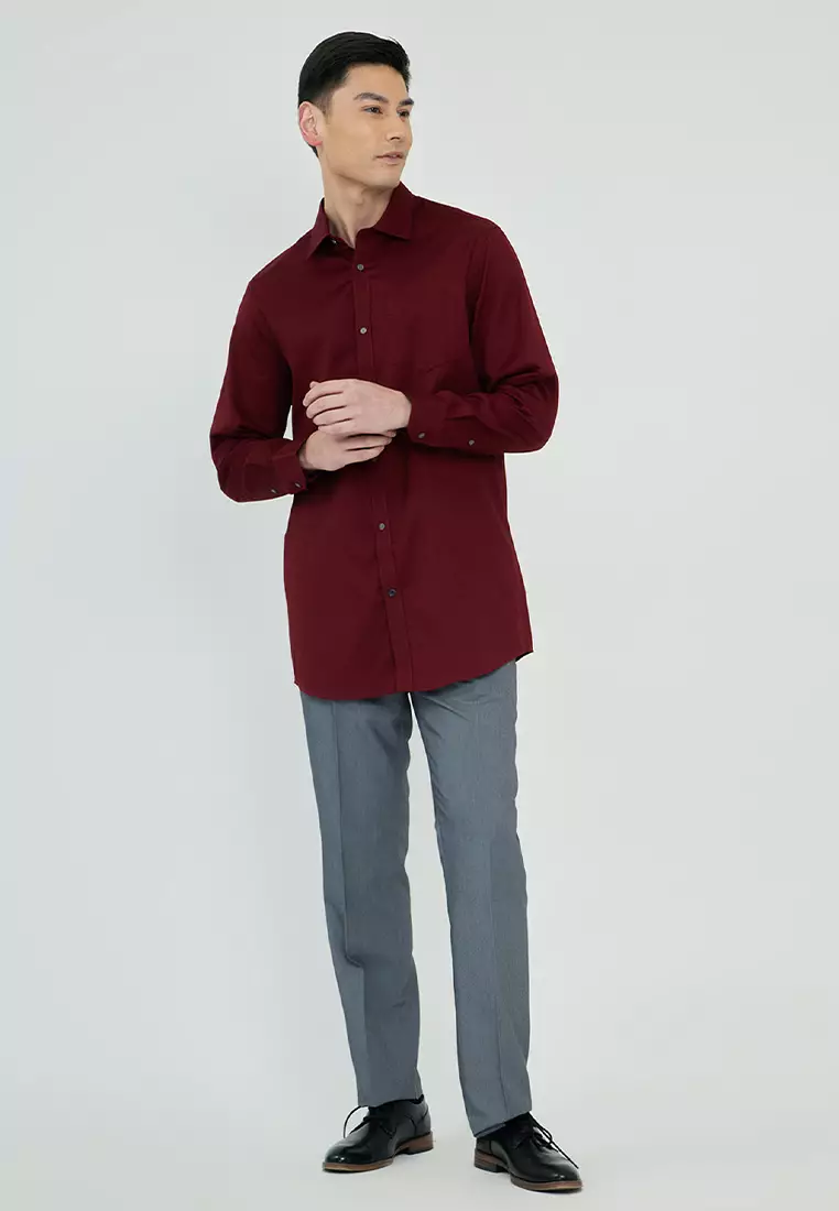 Regular Fit Textured Dress Shirt