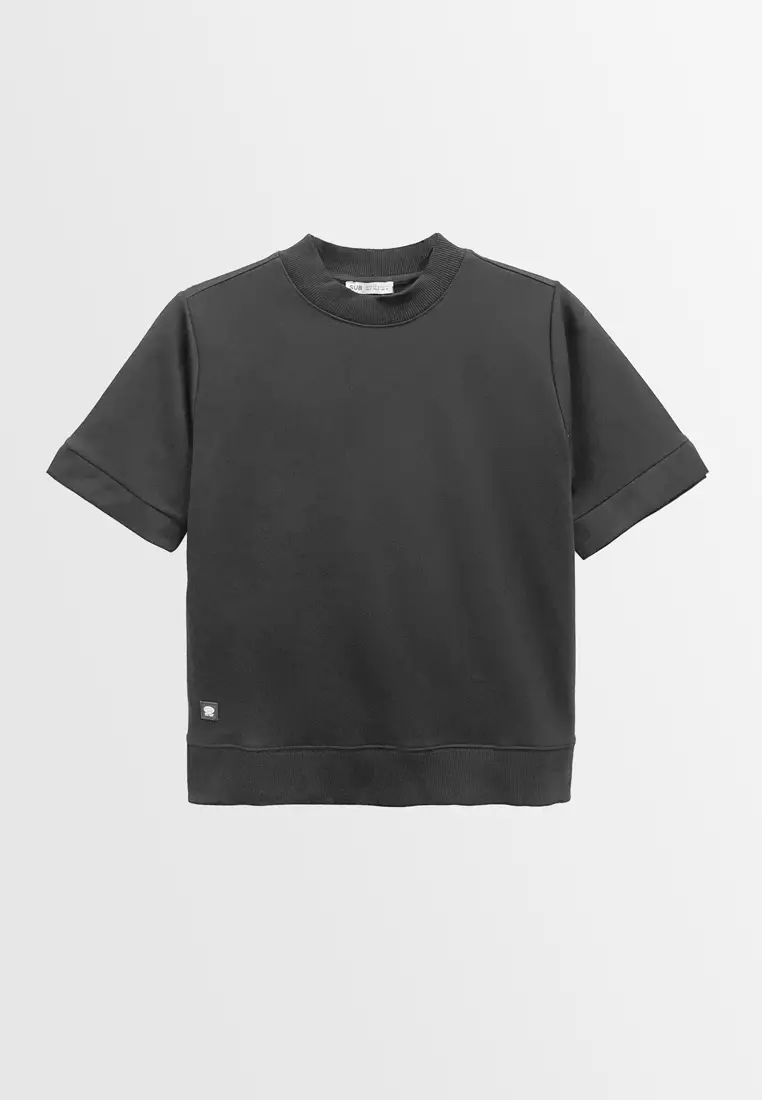 Women's short sweatshirt top