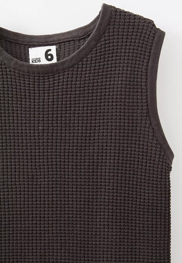 William Waffle Knit Tank Top