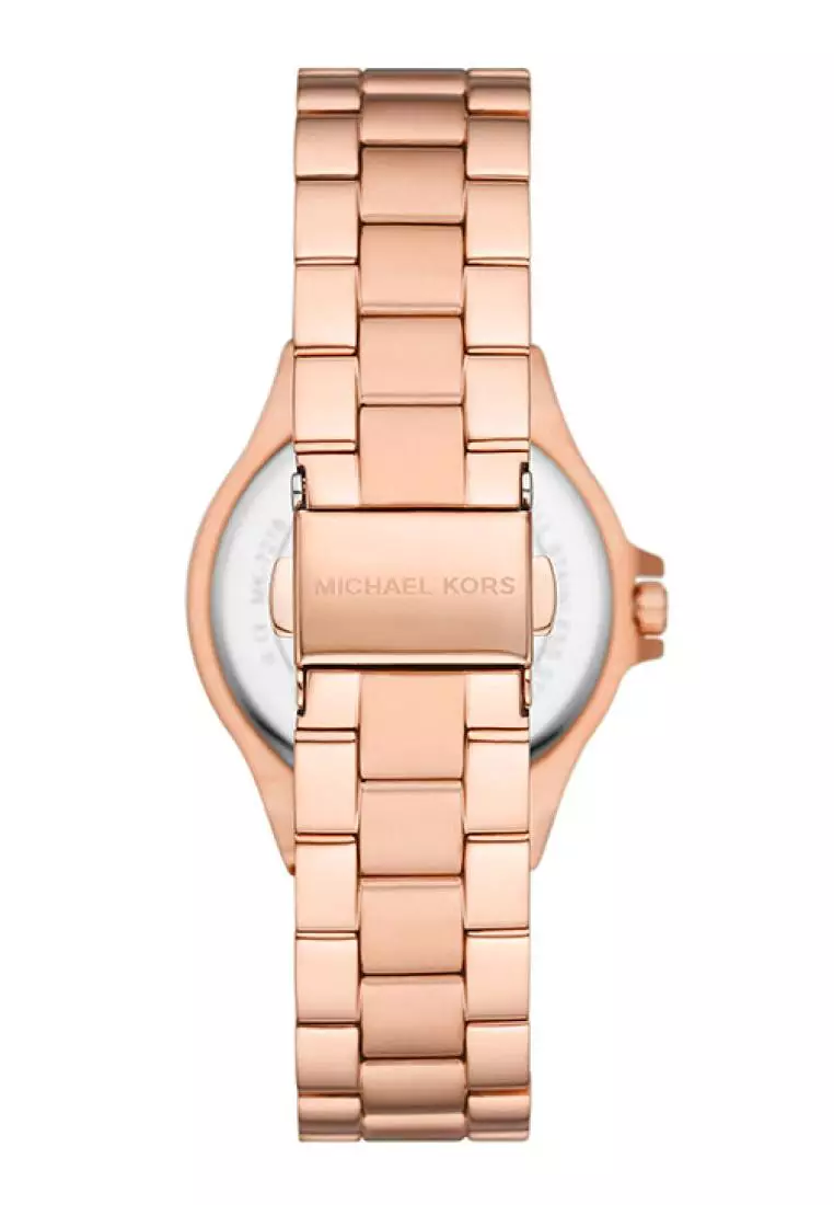 Buy MICHAEL KORS Lennox Rose Gold Stainless Steel Watch MK7279