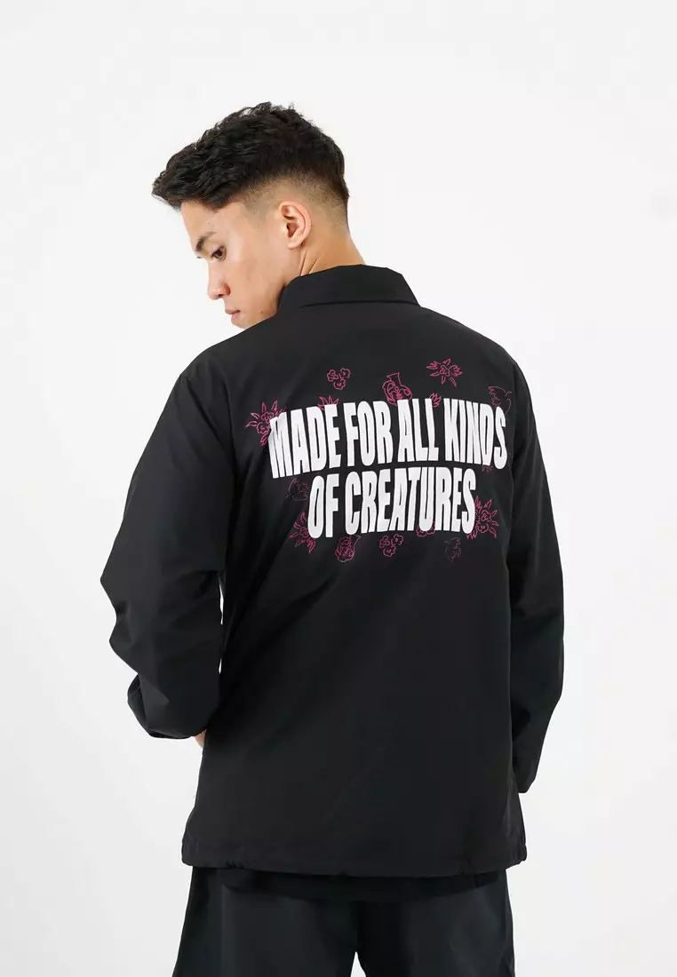 Moutley Men's Coach Jacket Regular Fit All Creature 171224