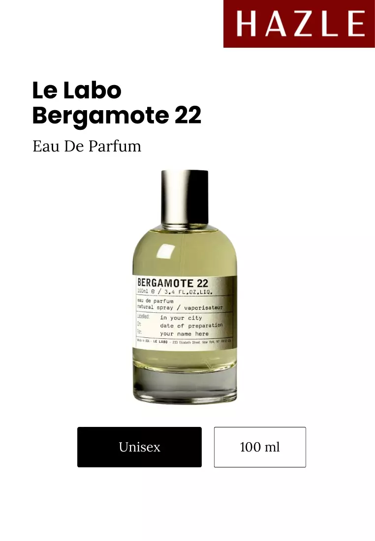 Bergamote 22 Unisex EDP 100 ml