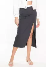 ZARA Slit Midi Skirt 2025 | Buy ZARA Online | ZALORA Hong Kong