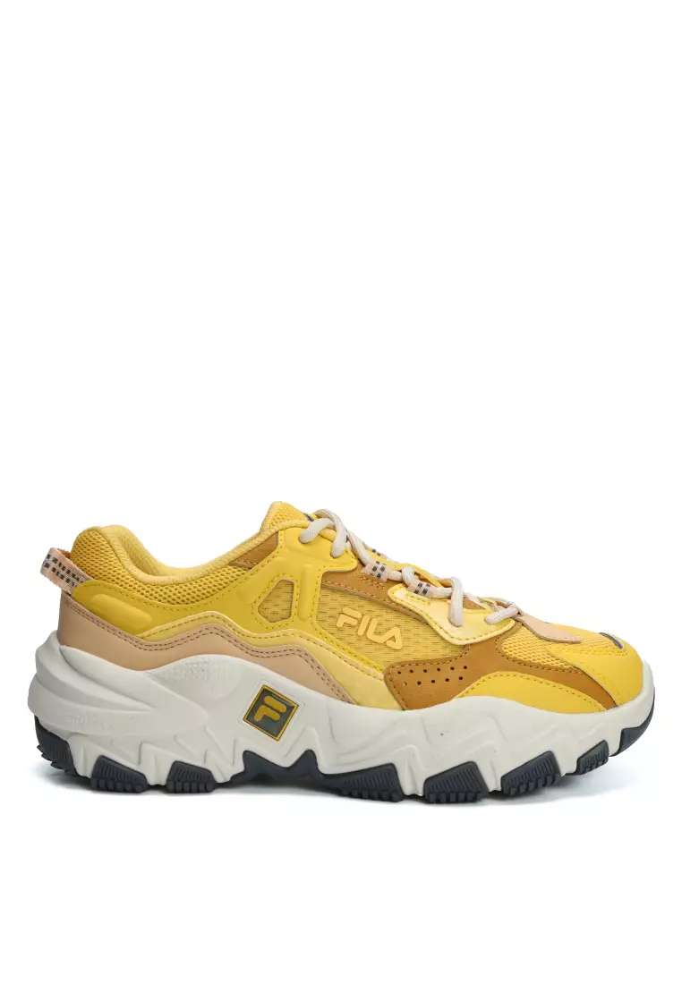 Yellow fila clearance sneakers womens