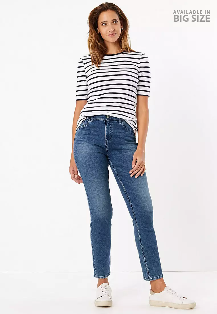 Jual Marks & Spencer Sienna Straight Leg Jeans Original 2024 | ZALORA ...