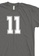 MRL Prints grey Number Shirt 11 T-Shirt Customized Jersey DC264AA4823210GS_2