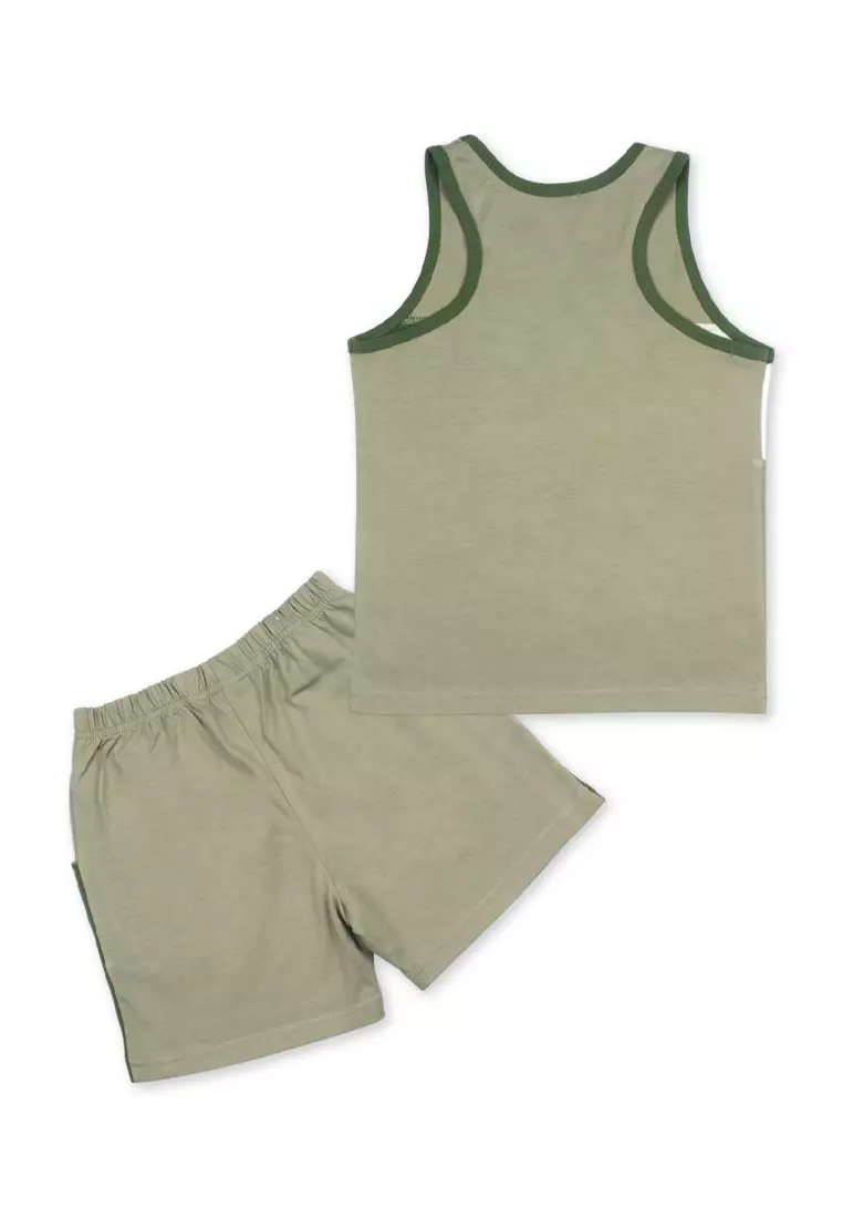 Boys Sando Combi with Short Set