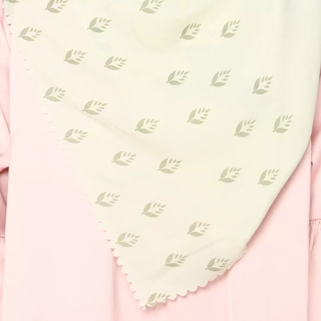 ZM Zaskia Mecca - Rose Olive Scarf Kerudung Segi Empat - Romansa Khatulistiwa