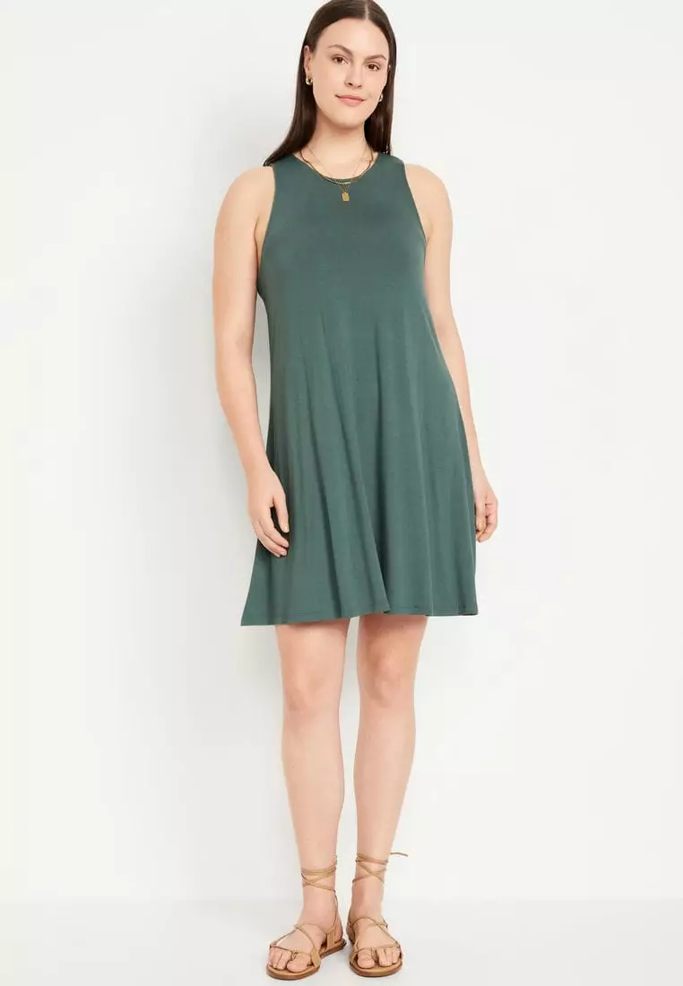 Sleeveless Mini Swing Dress