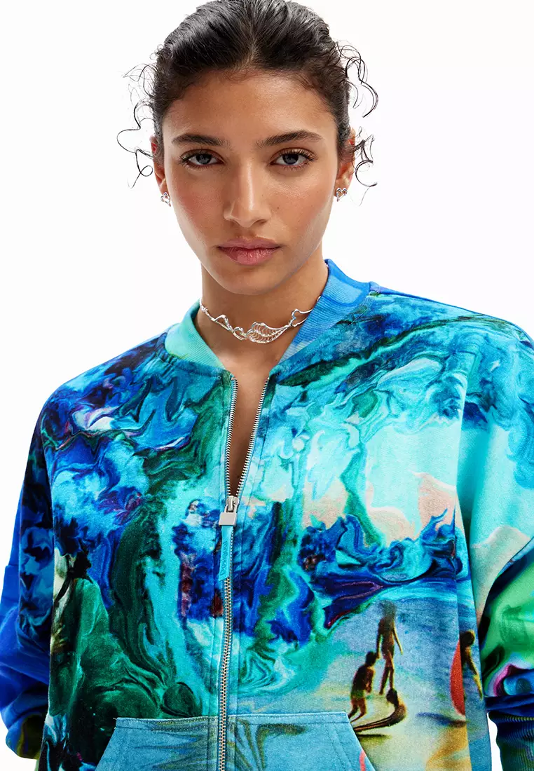 Desigual Woman M. Christian Lacroix arty sweatshirt .