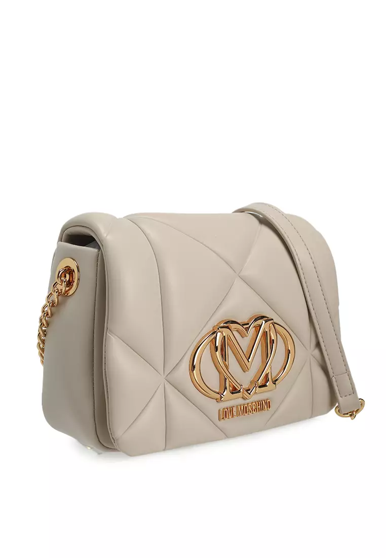 Embossed Quilted Crossbody Bag (nt)