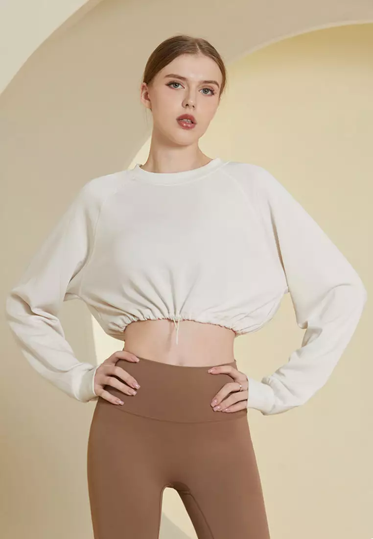 Cropped sweater sport sale