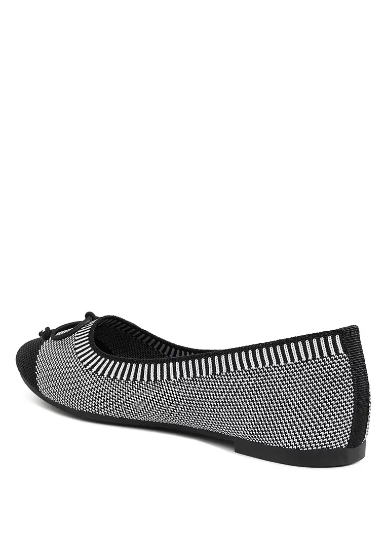 London Rag Two Tone Ballerinas in Grey/Black 2025 | Buy London Rag ...