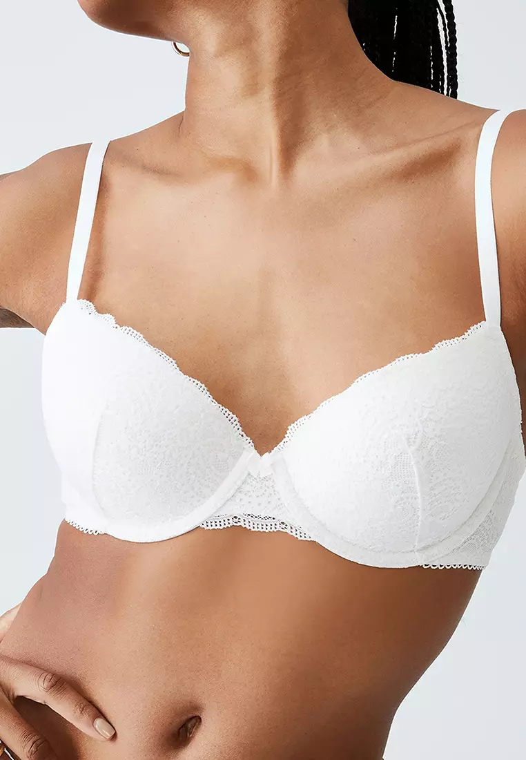 Buy Cotton On Body Ultimate Comfort Lace T-Shirt Bra Online