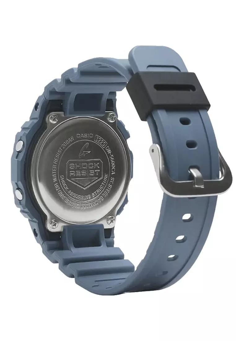 Casio G-SHOCK Jam Tangan Pria - Blue - Resin - DW-5600CA-2DR