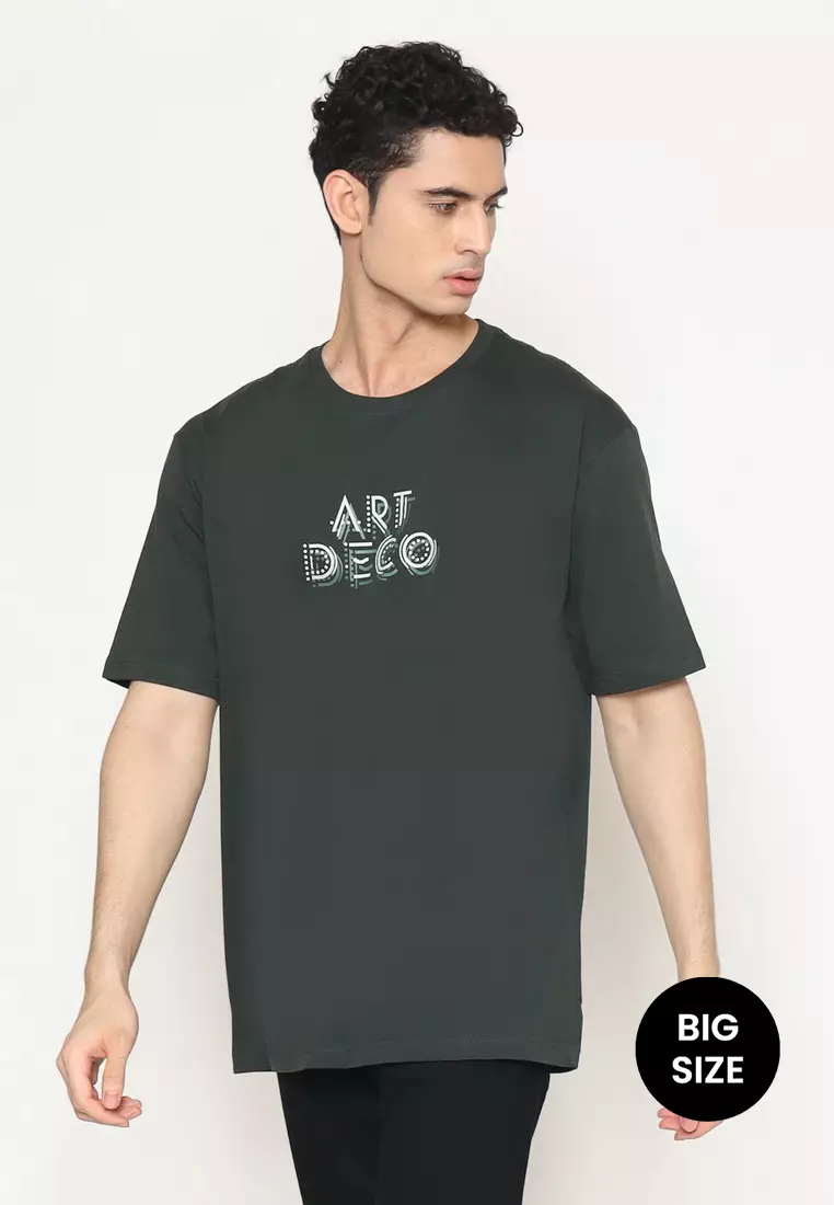 POLICE T-Shirt Cotton Combed Big Size Pria 2078280141