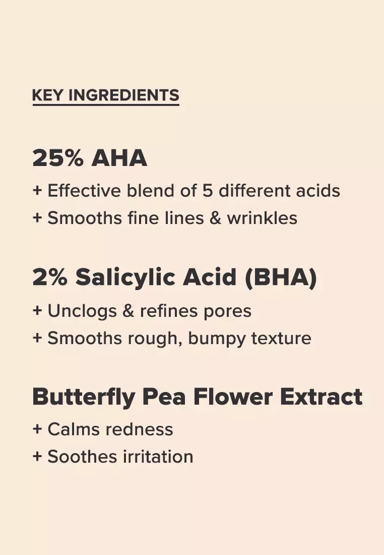 Skin Perfecting 25% AHA + 2% BHA Exfoliant Peel 30 ml