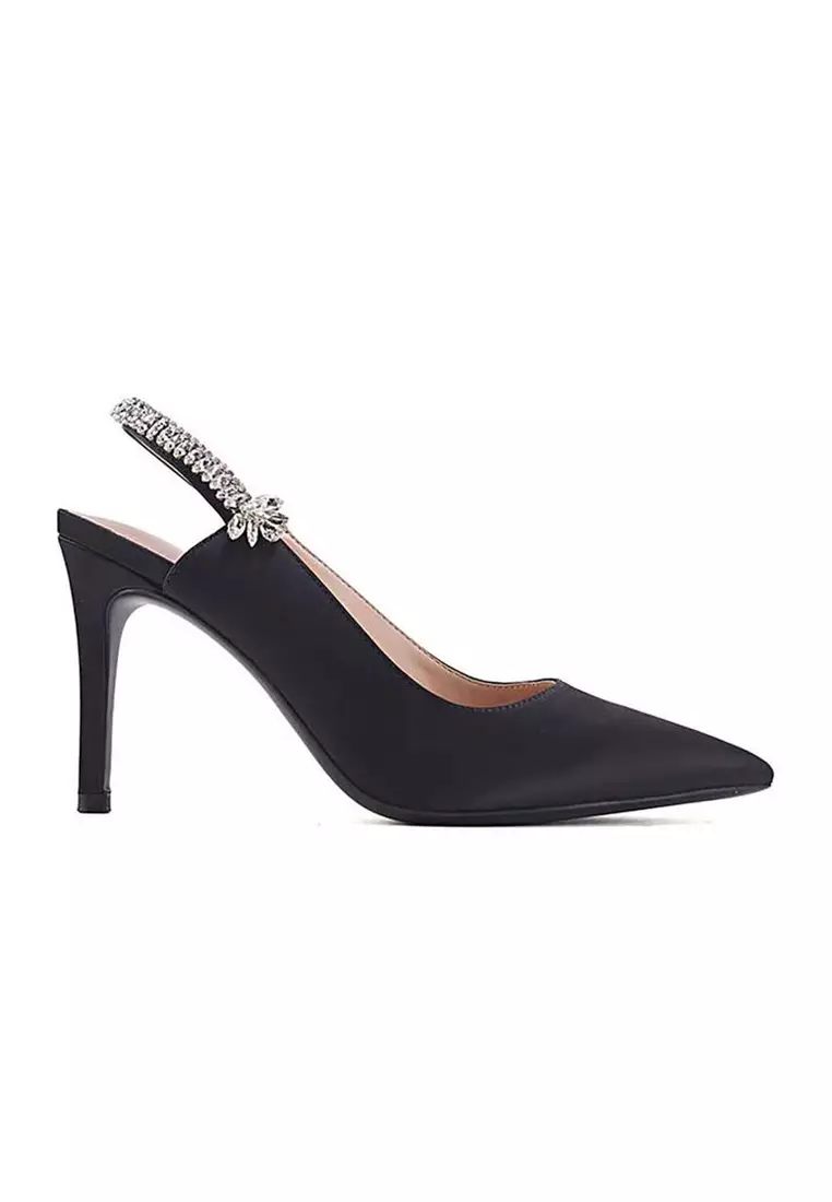 Discount on Nine West  shoes - SKU: Mabrah Pointy Toe Slingback Pumps Black
