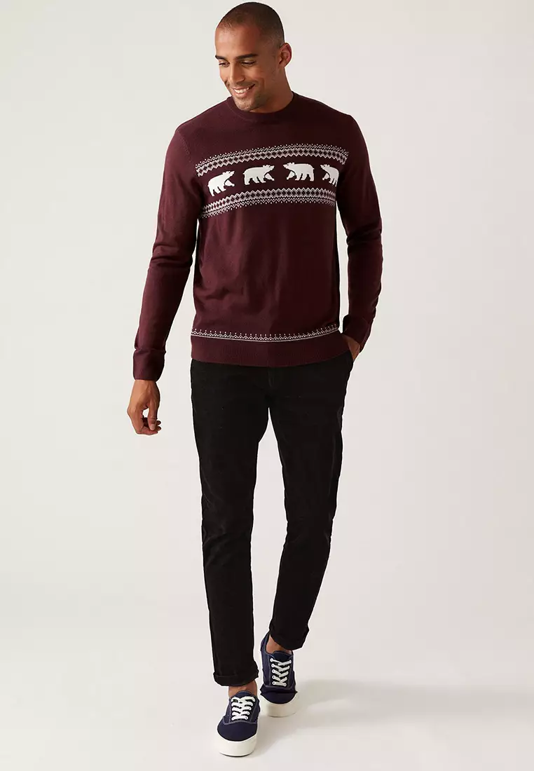 Polar Bear Crew Neck Christmas Jumper