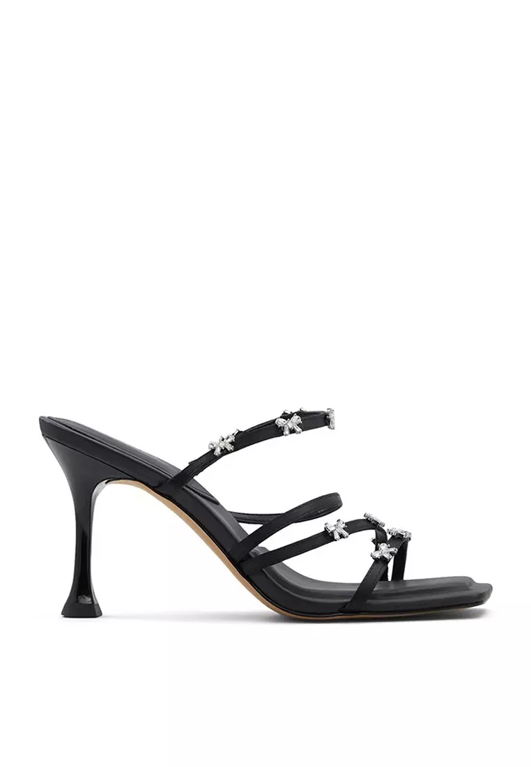 Aldo black mules sale