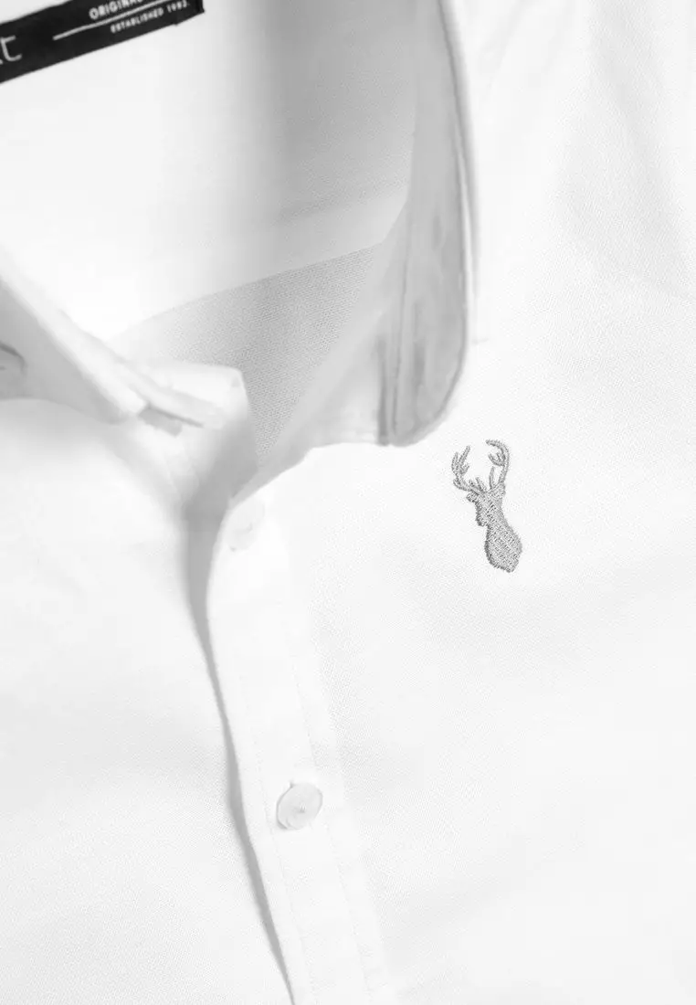 Short Sleeve Cotton Rich Oxford Shirt