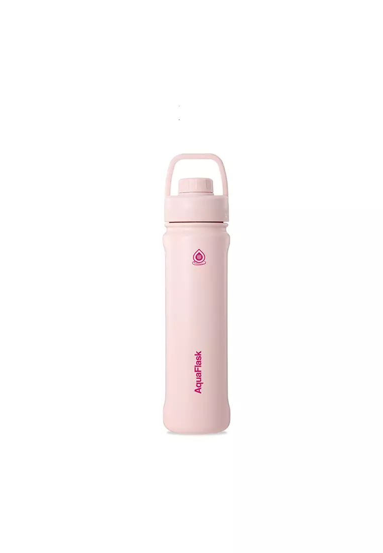 22oz Ballet Pink New Sports Lid Bottle Wide Mouth Vacuum Insulated Stainless Steel Drinking Water Bottle