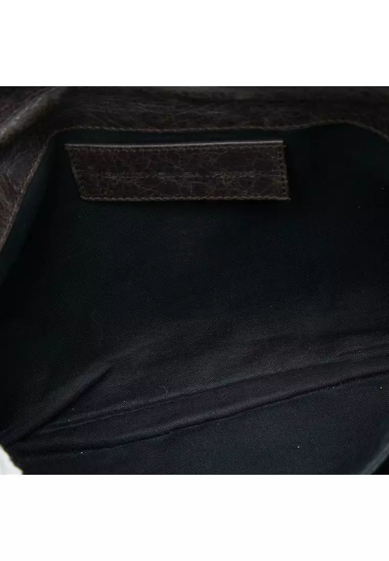 Pre-Loved Balenciaga Lambskin Motocross Giant 21 Envelope Clutch