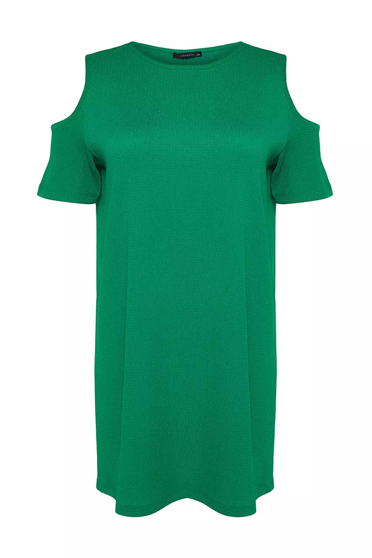 Plus Size Cold Shoulder Mini Dress