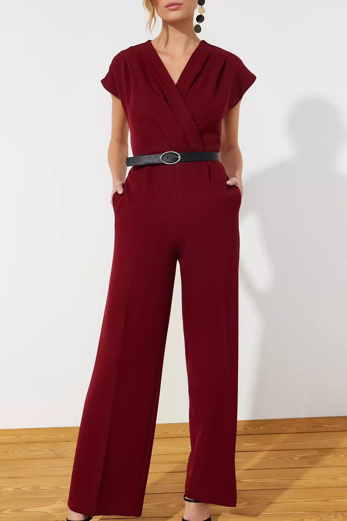 Burgundy Jumpsuit