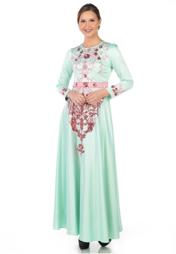 Jual Chamoniq Chamoniq Gamis Satin Original Zalora Indonesia
